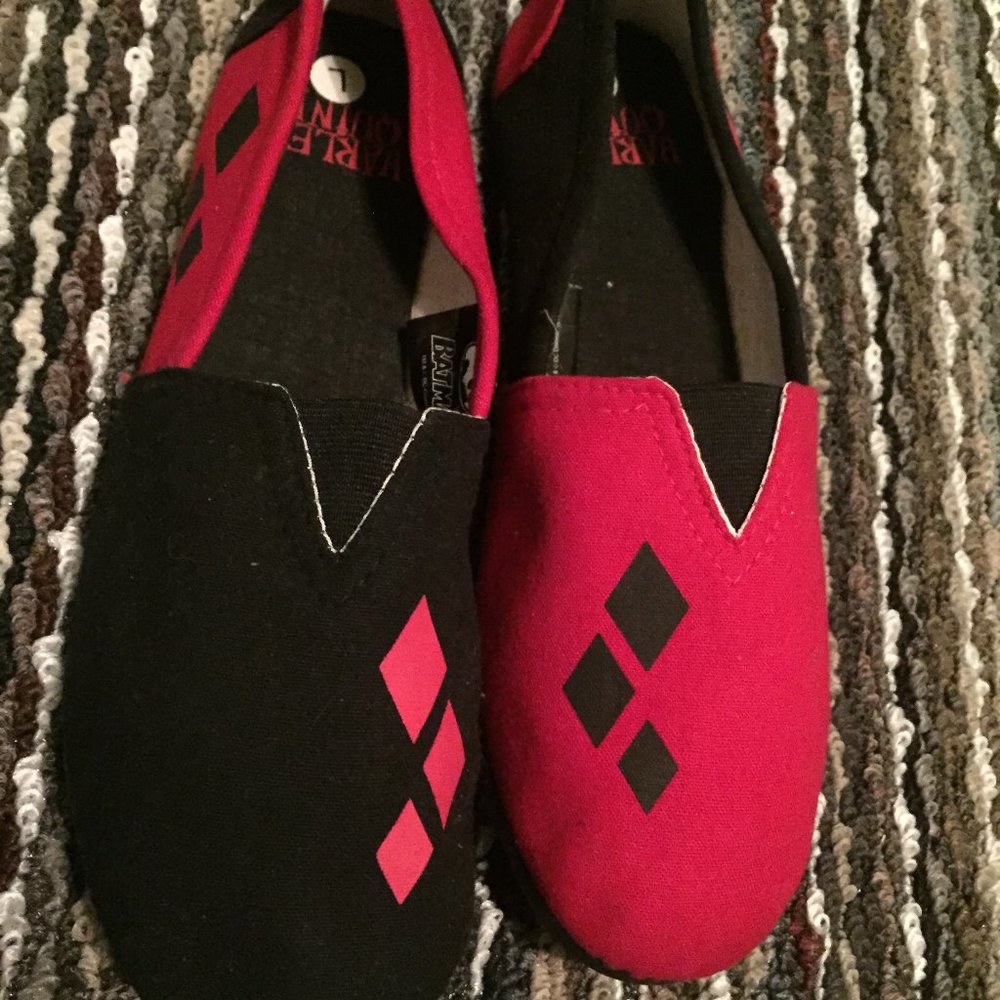 Harley Quinn Flats - Size Large